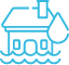Water damage restoration icon