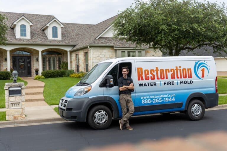 Restoration 1 franchise team working on-site